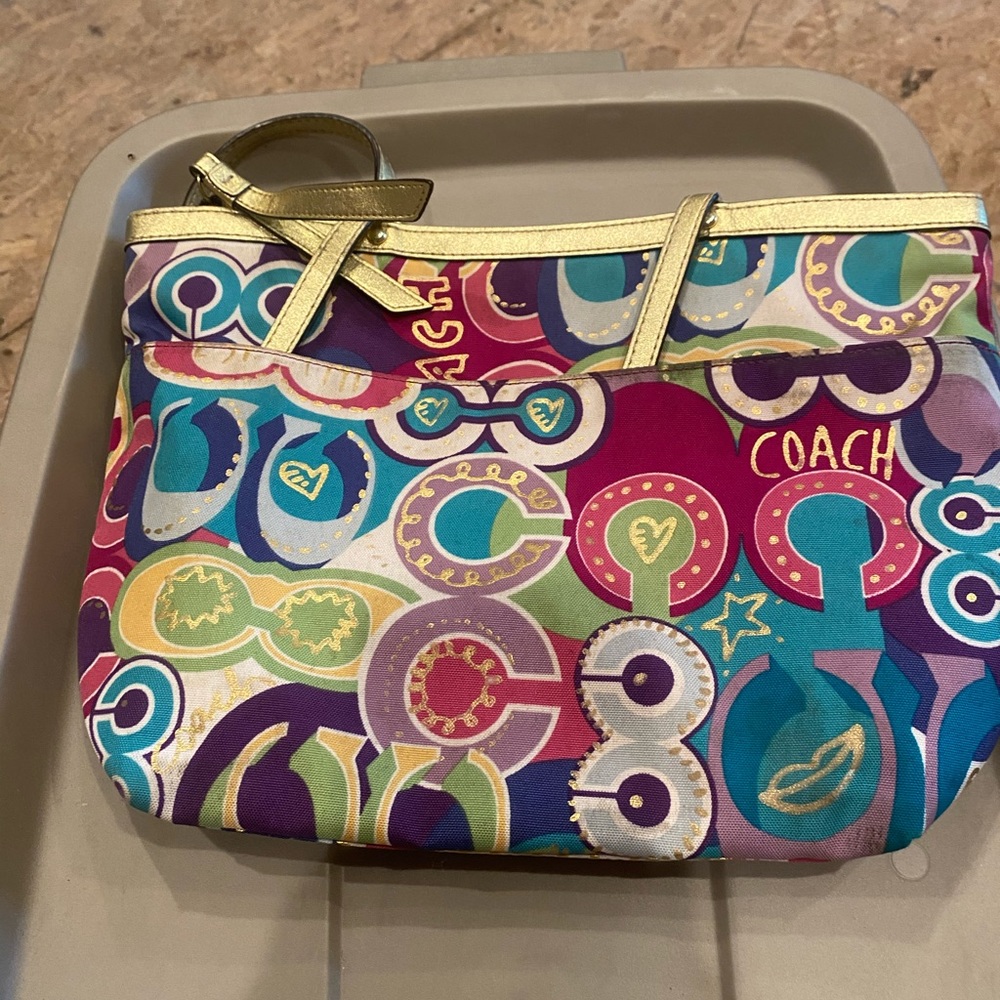 Fun Colored Coach Purse